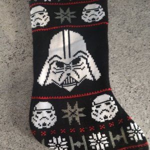 Darth Vader Knit Christmas Stocking